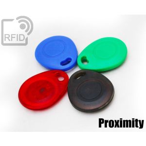 KY03C76 Portachiavi tag RFID bombato proximity small