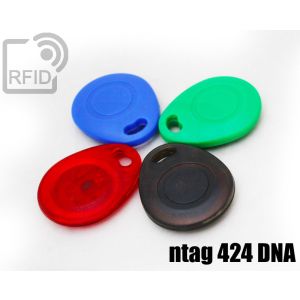 KY03C88 Portachiavi tag RFID bombato NFC ntag 424 DNA small
