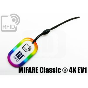 KY04C09 Portachiavi RFID ovale Mifare Classic ® 4K Ev1 small