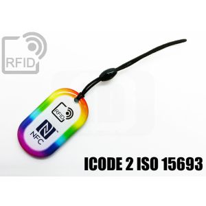 KY04C51 Portachiavi RFID ovale ICode 2 iso 15693 small