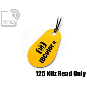KY05C19 Drop-shaped RFID tag keyfob 125 KHz Read Only small
