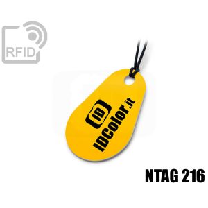 KY05C68 Portachiavi tag RFID goccia NFC ntag216 small