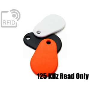 KY06C19 RFID abs keyfob waterproof 125 KHz Read Only small