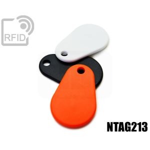 KY06C67 Portachiavi RFID abs impermeabile NFC ntag213 small