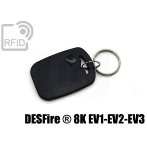KY07C50 Portachiavi tag RFID abs NFC Desfire ® 8K EV1-EV2-EV3 small
