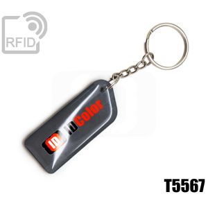 KY11C04 Portachiavi tag RFID slim T5567 small