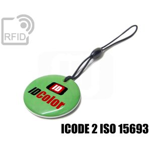 KY12C51 Portachiavi tag RFID circolare ICode 2 iso 15693 small