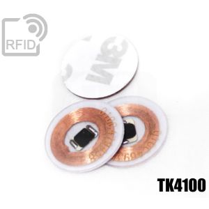 TR01C01 Discos adhesivos RFID transparentes TK4100 small