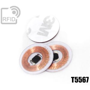 TR01C04 Discos adhesivos RFID transparentes T5567 small