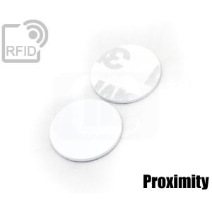 TR02C76 Discos adhesivos RFID de PVC proximity small