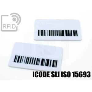 TR04C11 Etiquetas RFID rectangulares NFC ICode SLI iso 15693 small