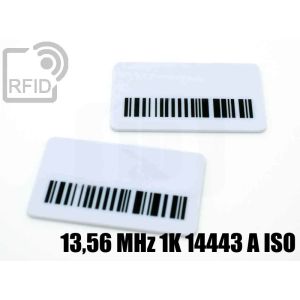 TR04C23 Etiquetas RFID rectangulares 13,56 MHz 1K 14443 A iso small