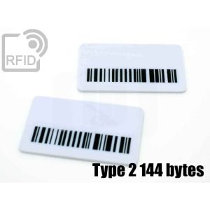 TR04C93 Etiquetas RFID rectangulares NFC Type 2 144 bytes small