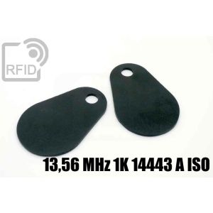 TR05C23 Etiqueta RFID de fibra de vidrio 13,56 MHz 1K 14443 A iso small