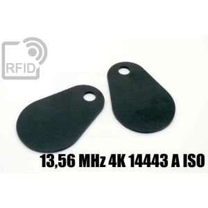 TR05C45 Etiqueta RFID de fibra de vidrio 13,56 MHz 4K 14443 A iso small