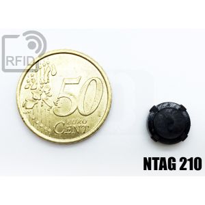 TR18C74 Etiqueta circular RFID en miniatura NFC ntag210 small