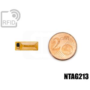 TR27C67 Etiqueta de película RFID 6 x 15 mm NFC ntag213 small