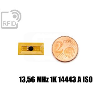 TR32C23 Etiqueta RFID de película 9 x 18 mm 13,56 MHz 1K 14443 A iso small