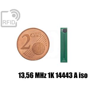 TR35C23 Etiqueta PCB RFID 4 x 20 mm 13,56 MHz 1K 14443 A iso small