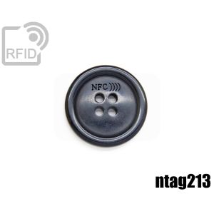 TR39C67 Botón RFID para ropa 20 mm NFC ntag213 small