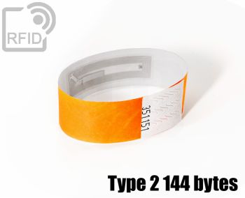 BR25C93 Bracelets RFID Tyvek ® NFC Type 2 144 bytes small