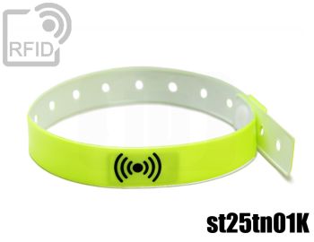BR30C94 Einweg-Vinyl-RFID-Armbänder 14 mm NFC st25tn01K small