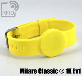 BR34C08 Pulseras de silicona RFID con hebilla de 16 mm Mifare Classic ® 1K Ev1 small