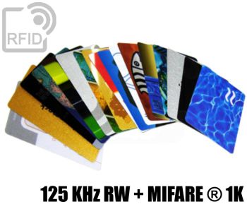 CD02D29 Cartes imprimées à double triple puce 125 KHz RW + Mifare ® 1K small