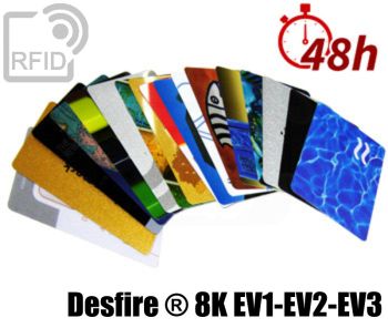 CR03C50 48H RFID-Druckkartenkarten NFC Desfire ® 8K EV1-EV2-EV3 small