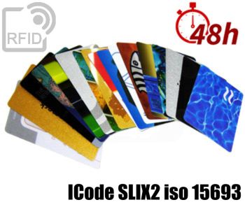 CR03C85 48H RFID-Druckkartenkarten NFC ICode SLIX2 iso 15693 small