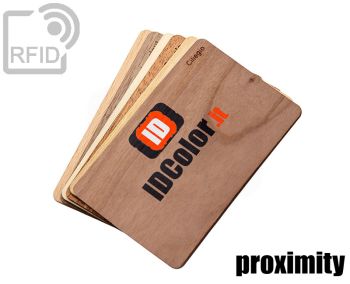 CR04C76 Personalisierte RFID-Holzkarten proximity small