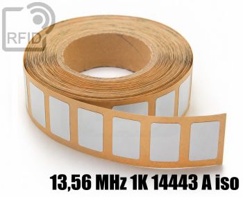 ES37C23 Etichette 35 x 18 mm RFID antimetallo 13,56 MHz 1K 14443 A iso small