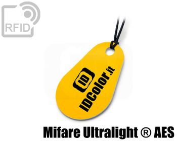KY05C84 Tropfenförmiger RFID-Tag-Schlüsselanhänger NFC Mifare Ultralight ® AES small