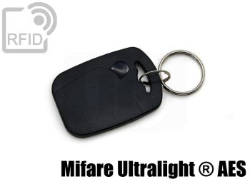 KY07C84 Rechteckiger RFID-Tag-Schlüsselanhänger NFC Mifare Ultralight ® AES small