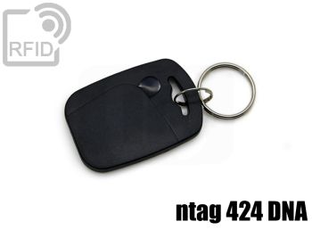 KY07C88 Rechteckiger RFID-Tag-Schlüsselanhänger NFC ntag 424 DNA small