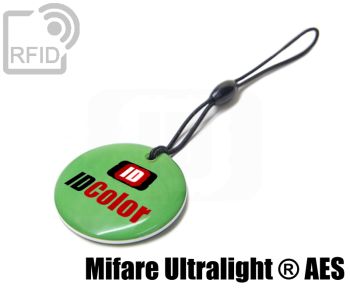 KY12C84 Kreisförmiger RFID-Tag-Schlüsselanhänger NFC Mifare Ultralight ® AES small