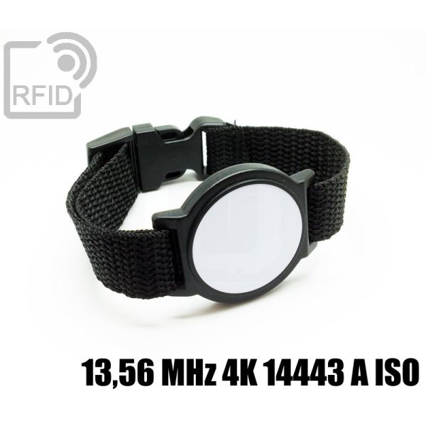 BR01C45 Braccialetti RFID ABS tondo 13