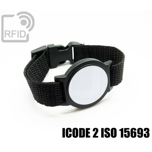 BR01C51 Braccialetti RFID ABS tondo ICode 2 iso 15693 swatch