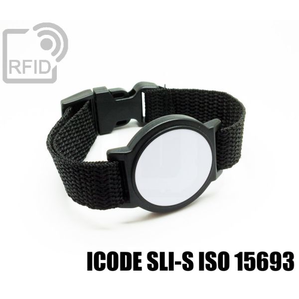 BR01C52 Braccialetti RFID ABS tondo ICode SLI-S iso 15693 swatch