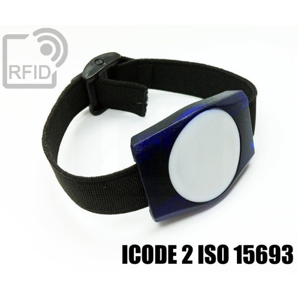 BR02C51 Braccialetti RFID ABS rettangolare ICode 2 iso 15693 swatch