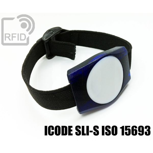 BR02C52 Braccialetti RFID ABS rettangolare ICode SLI-S iso 15693 swatch