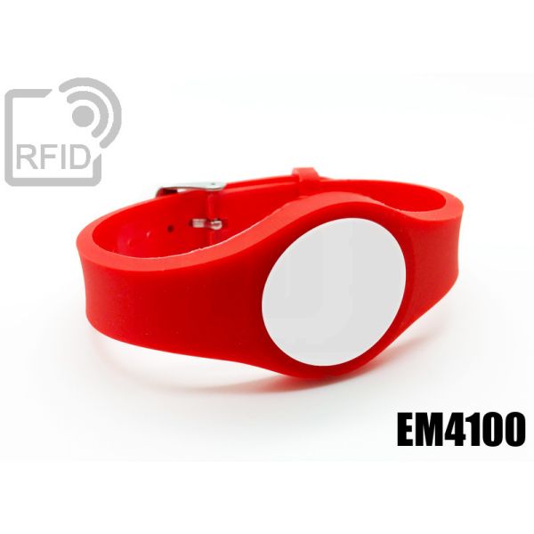BR03C16 Braccialetti RFID regolabile EM4100 swatch