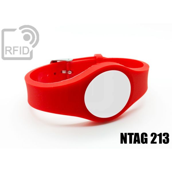 BR03C67 Braccialetti RFID regolabile NFC ntag213 swatch