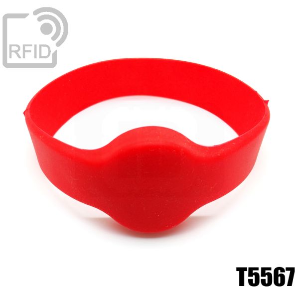 BR04C04 Bracciali RFID silicone tondo T5567 swatch