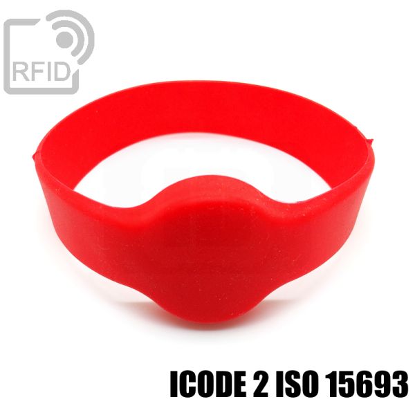 BR04C51 Bracciali RFID silicone tondo ICode 2 iso 15693 swatch