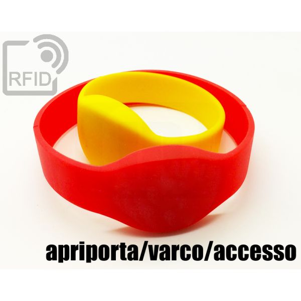 BR05C71 Braccialetti RFID silicone ovale apriporta-varco-accesso swatch