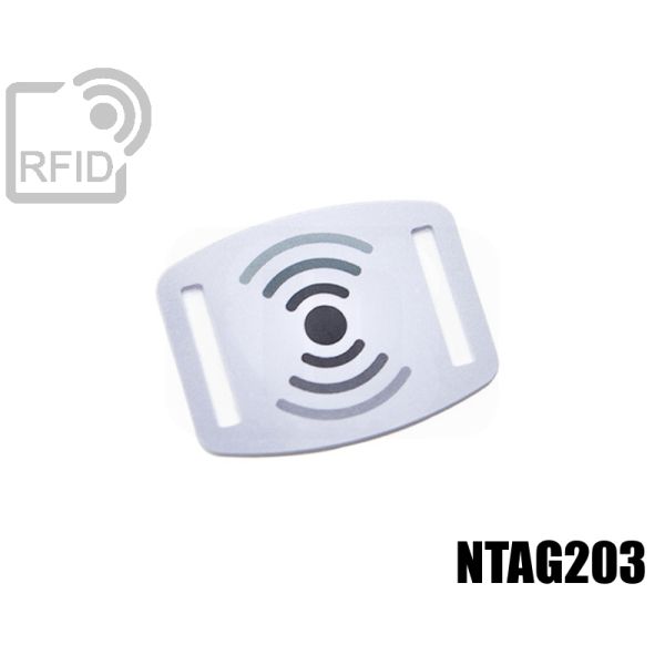 BR06C35 Slider RFID per braccialetti NFC Ntag203 thumbnail