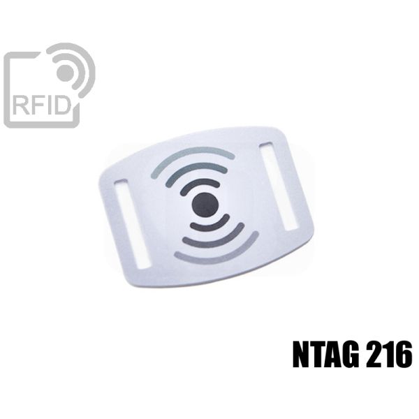 BR06C68 Slider RFID per braccialetti 15 mm NFC ntag216 swatch