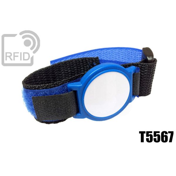 BR08C04 Braccialetti RFID ABS velcro T5567 swatch