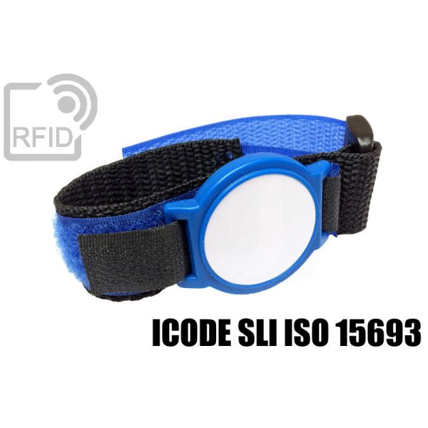 BR08C11 Braccialetti RFID ABS velcro NFC ICode SLI iso 15693 thumbnail